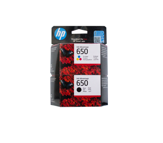 HP Blister 650 Original Black & Tri-colour Pack