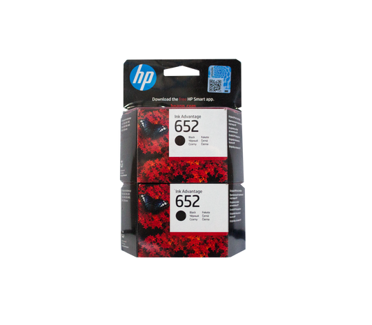 HP Blister 652 Original Black Dual Pack