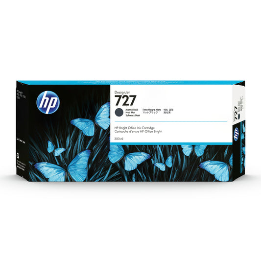 HP 727 300ml Original Matte Black Ink Cartridge