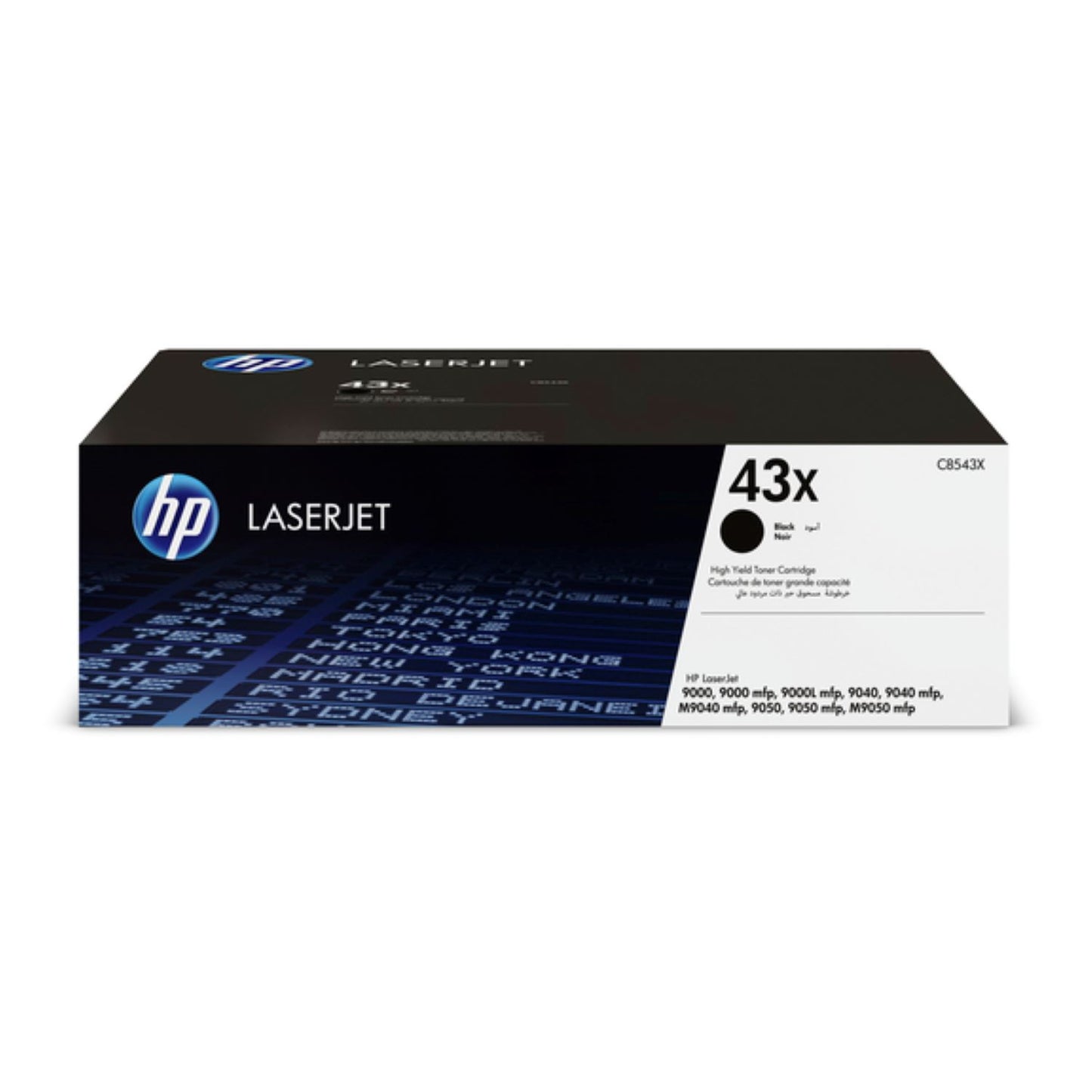 HP 43x High Yield Original Black Laserjet Toner Cartridge For HP Laserjet 9000 9040 9050