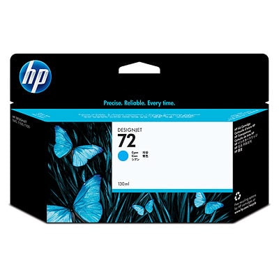 HP 72 130ml Original Cyan Ink Cartridge For Use In Selected HP Printers
