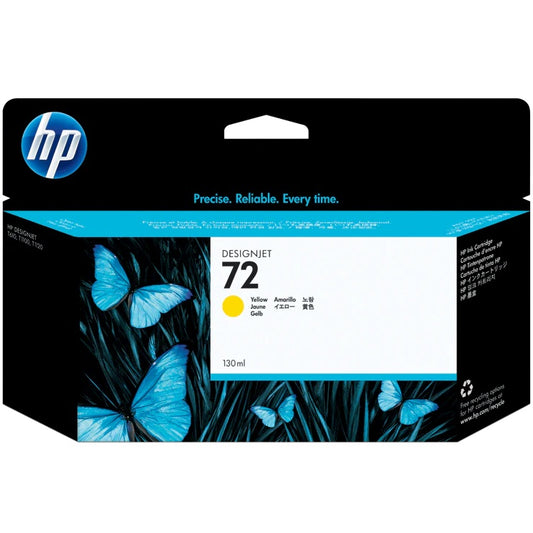 HP 72 130ml Original Yellow Ink Cartridge For Use In Selected HP Printers