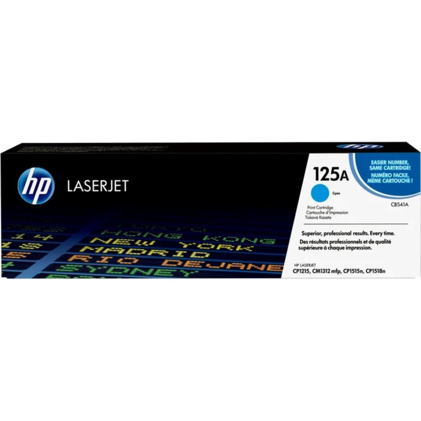 HP 125a Original Cyan Laserjet Toner Cartridge For Clj Cp1215 cp1515 cp1518 cm1312mfp