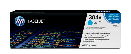 HP 304a Original Cyan Laserjet Toner Cartridge For Clj Cp2025 cm2320mfp