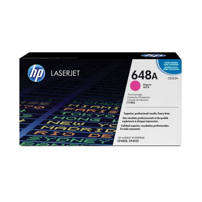 HP 648a Original Magenta Laserjet Toner Cartridge For HP Color Laserjet Cp4025 cp4525