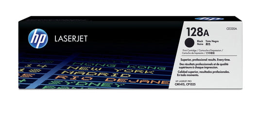 HP 128a Original Black Laserjet Toner Cartridge For Clj Cp1525 cm1415mfp
