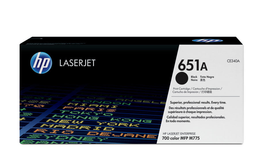 HP 651a Original Black Laserjet Toner Cartridge For HP Color Laserjet M775