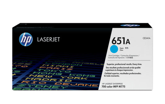 HP 651a Original Cyan Laserjet Toner Cartridge For HP Color Laserjet M775