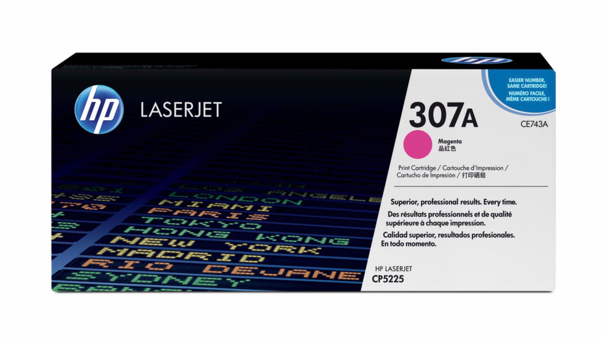 HP 307a Original Magenta Laserjet Toner Cartridge For HP Color Laserjet Cp5225