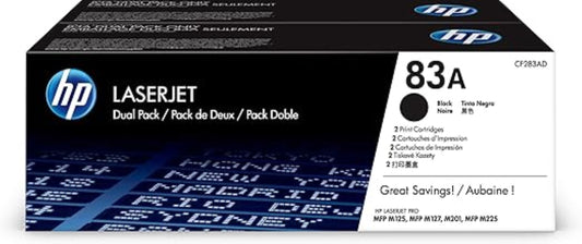 HP 83A Original Black Dual Pack Laserjet Toner Cartridge For HP Laserjet Pro Mfp M127 Mfp Mfp M125 Mfp M225...