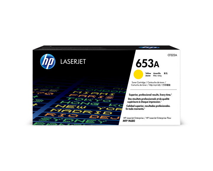 HP 653a Original Yellow Laserjet Toner Cartridge For HP Color Laserjet M680
