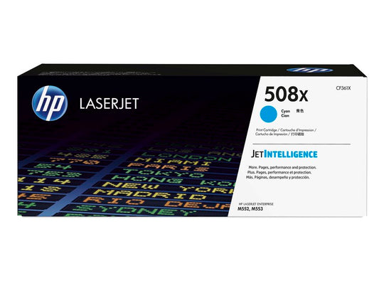 HP 508x Original Cyan Laserjet Toner Cartridge For HP Color Laserjet M552 m553 m577 e55040 e57540