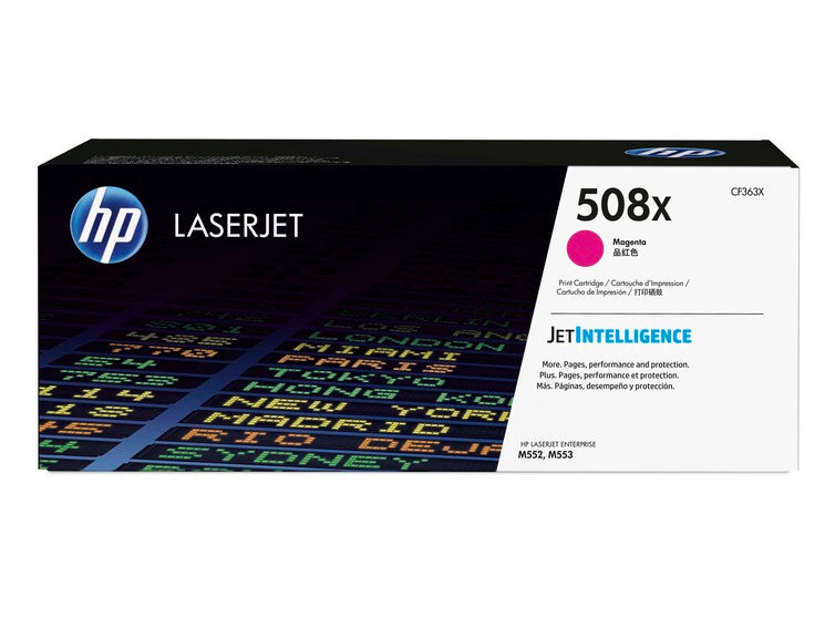 HP 508x Original Magenta Laserjet Toner Cartridge For HP Color Laserjet M552 m553 m577 e55040 e57540