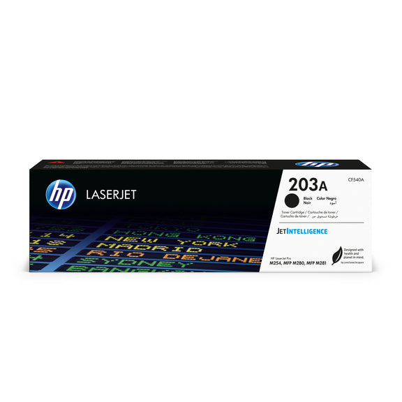 HP 203a Original Black Laserjet Toner Cartridge For HP Color Laserjet Pro M 254 Mfp M280 281