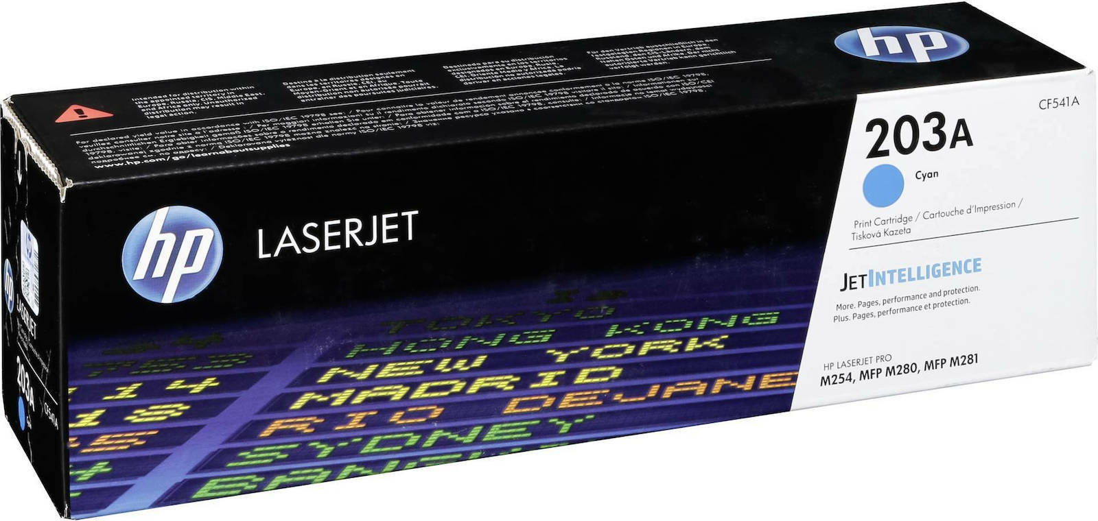 HP 203a Original Cyan Laserjet Toner Cartridge For HP Color Laserjet Pro M 254 Mfp M280 281