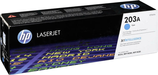 HP 203a Original Cyan Laserjet Toner Cartridge For HP Color Laserjet Pro M 254 Mfp M280 281