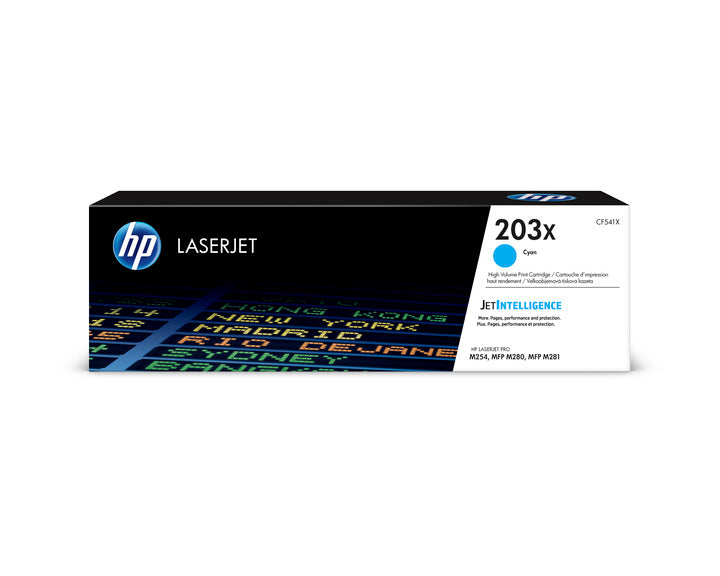 HP 203x Original Cyan Laserjet Toner Cartridge For HP Color Laserjet Pro M 254 Mfp M280 281