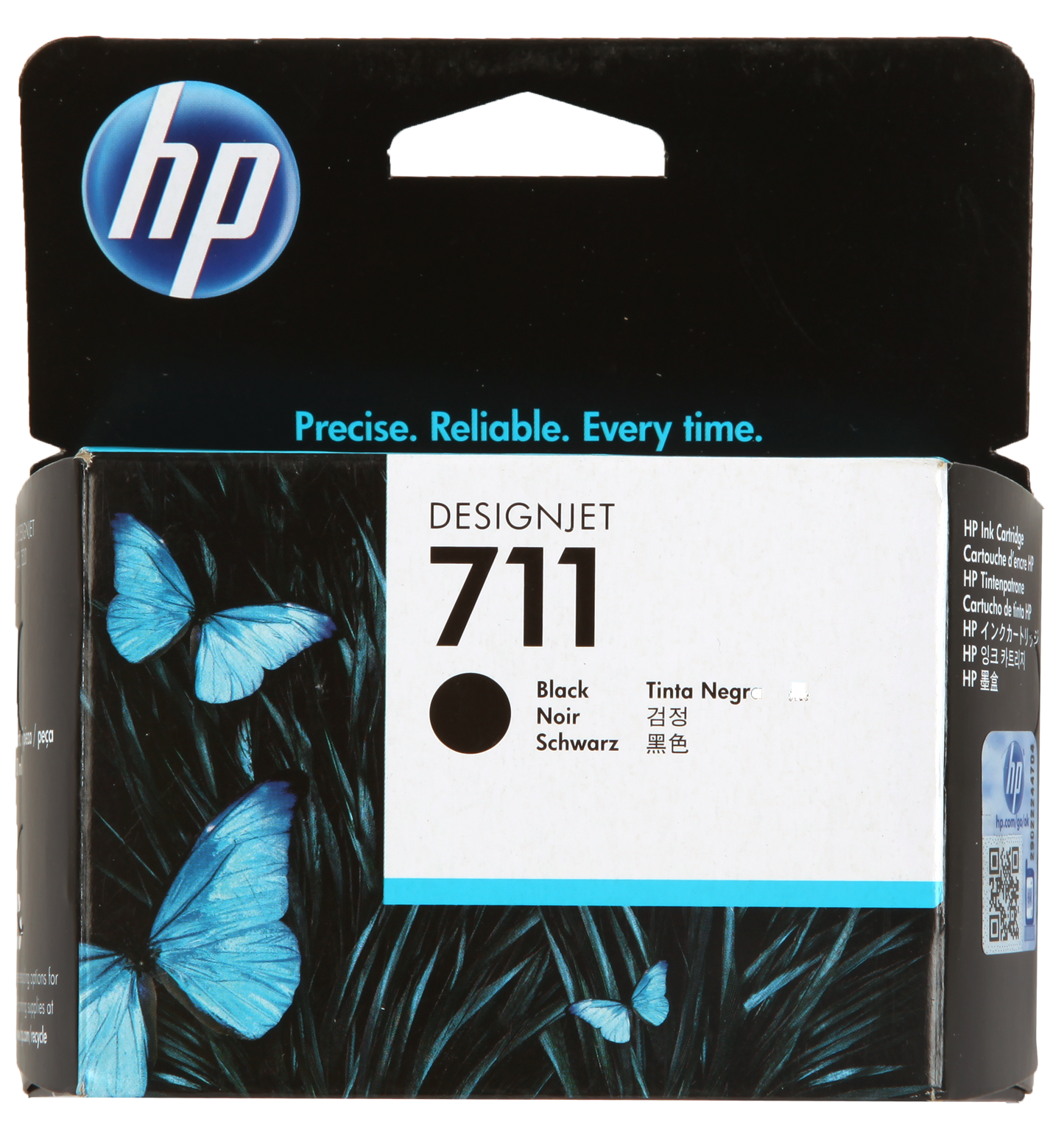 HP 711 80ml Original Black Ink Cartridge For Designjet T120 Series