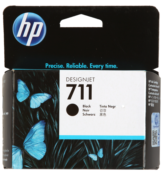 HP 711 80ml Original Black Ink Cartridge For Designjet T120 Series