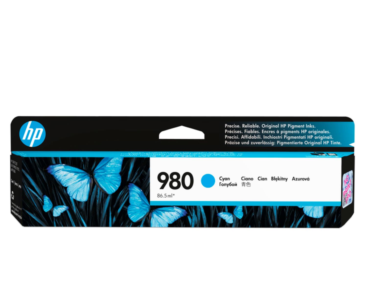 HP 980 Original Cyan Ink Cartridge For Officejet Enterprise Color Mfp X585 x555