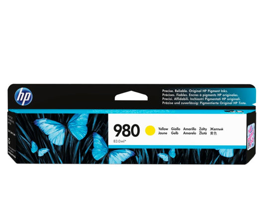 HP 980 Original Yellow Ink Cartridge For Officejet Enterprise Color Mfp X585 x555