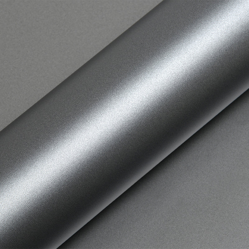 Hexis Hx20 Prem Cast Film Satin 1520mm X 1m Santi Grey Metal