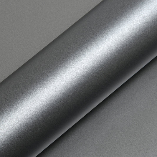 Hexis Hx20 Prem Cast Film Satin 1520mm X 1m Santi Grey Metal
