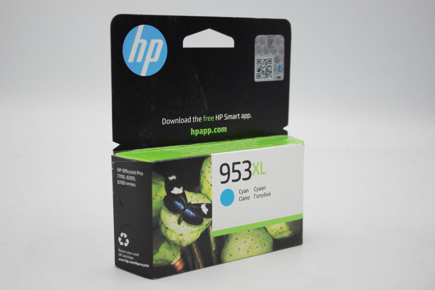 HP 953 High Yield Original Cyan Ink For HP Officejet Pro 7700 8200 8700 series