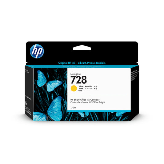 HP 728 130mlyellow Ink Cartridge For T7 830