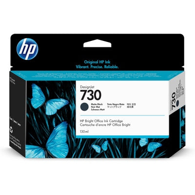 HP 730 130ml Original Matte Black Inkjet Cartridge For Dj T1700 T170