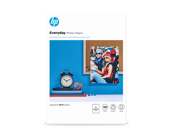 HP Everyday Photo Paper A4 100 Sheets; 200gsm