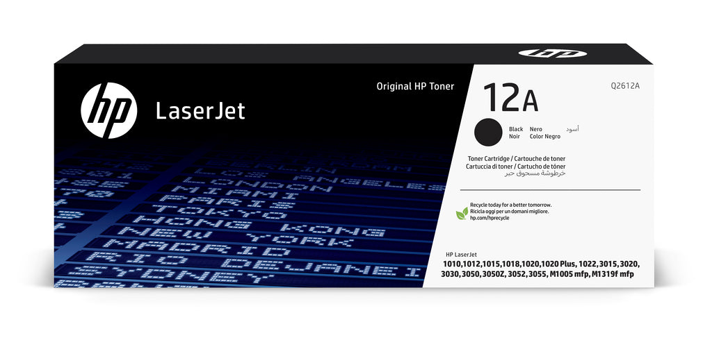 HP 12A Original Black Laserjet Toner Cartridge For HP Laserjet 1010 1012 1015 1018 1020 1022 3015 3020 3030...