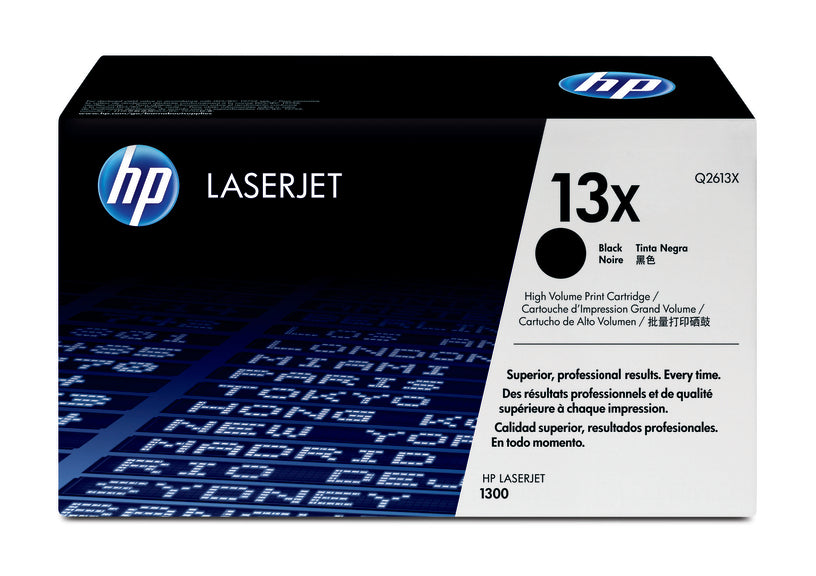 HP 13x High Yield Original Black Laserjet Toner Cartridge For Lj 1300