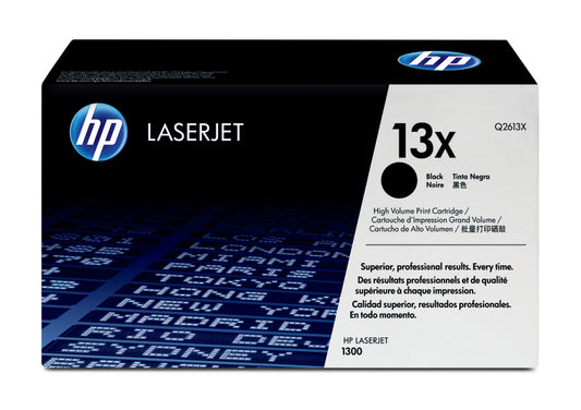 HP 13x High Yield Original Black Laserjet Toner Cartridge For Lj 1300