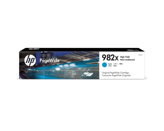 HP 982x High Yield Pagewide Original Cyan Cartridge For HP Pagewide Enterprise Color 765 780 785