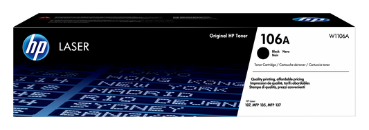 HP 106a Original Black Laserjet Toner For HP Laser107 Mfp 135 Mfp 137