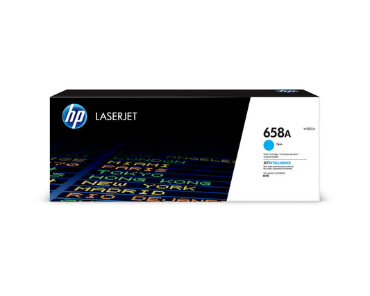 HP 658a Original Cyan Laserjet Toner Cartridge For HP Color Laserjet M751