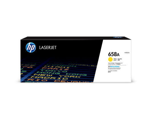 HP 658a Original Yellow Laserjet Toner Cartridge For HP Color Laserjet M751