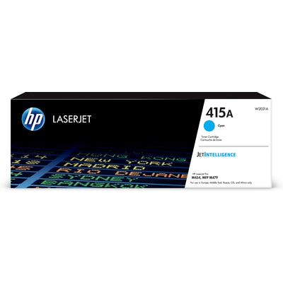 HP 415A Original Cyan Laserjet Toner Cartridge For HP Lj Pro M454 Mfp M479 HP Lj Ent M455 Mfp M480 47528F Y...
