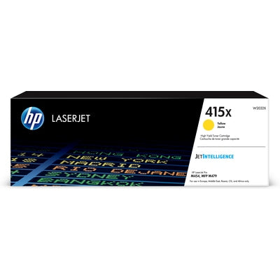 HP 415x Original Yellow Laserjet Toner Cartridge For HP Lj Pro M454 Mfp M479 HP Lj Ent M455 Mfp M480 47528f y 45028dn