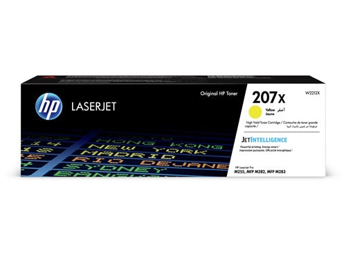 HP 207x Original Yellow Laserjet Toner Cartridge For HP Color Laserjet Pro M255 mfp M282 M283