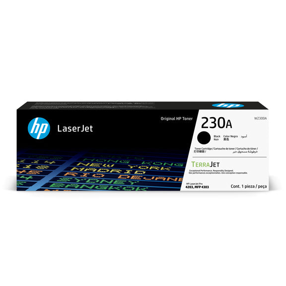 HP 230a Original Black Laserjet Toner Cartridge For HP Color Laserjet Pro 4203; Mfp 4303