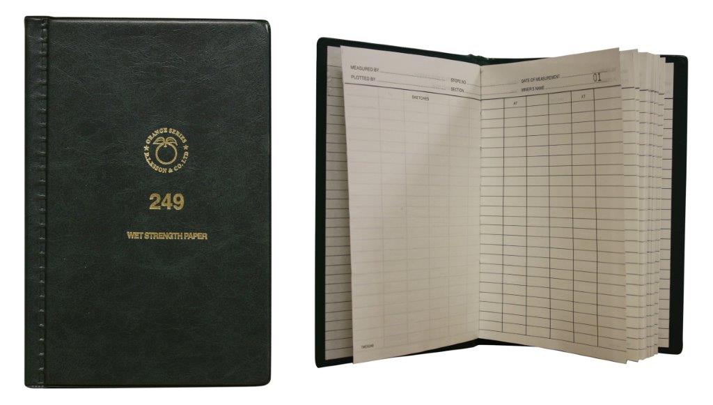Stope Measuring Book