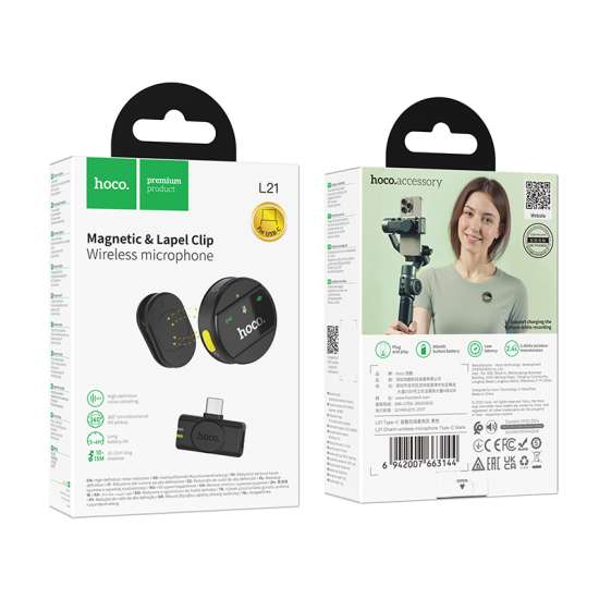 HOCO L11 Charm Type-C Wireless Microphone