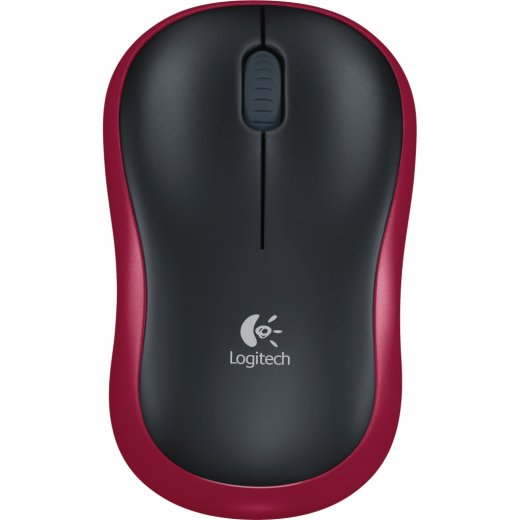 Logitech Wireless Mouse Black And Red Optical