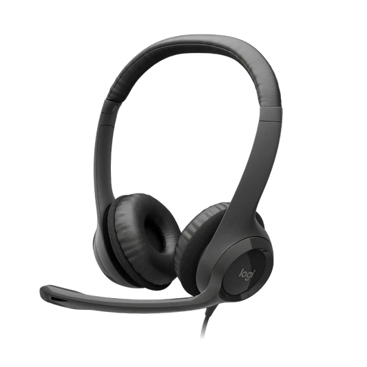 Logitech H390 USB Computer Midnight Black