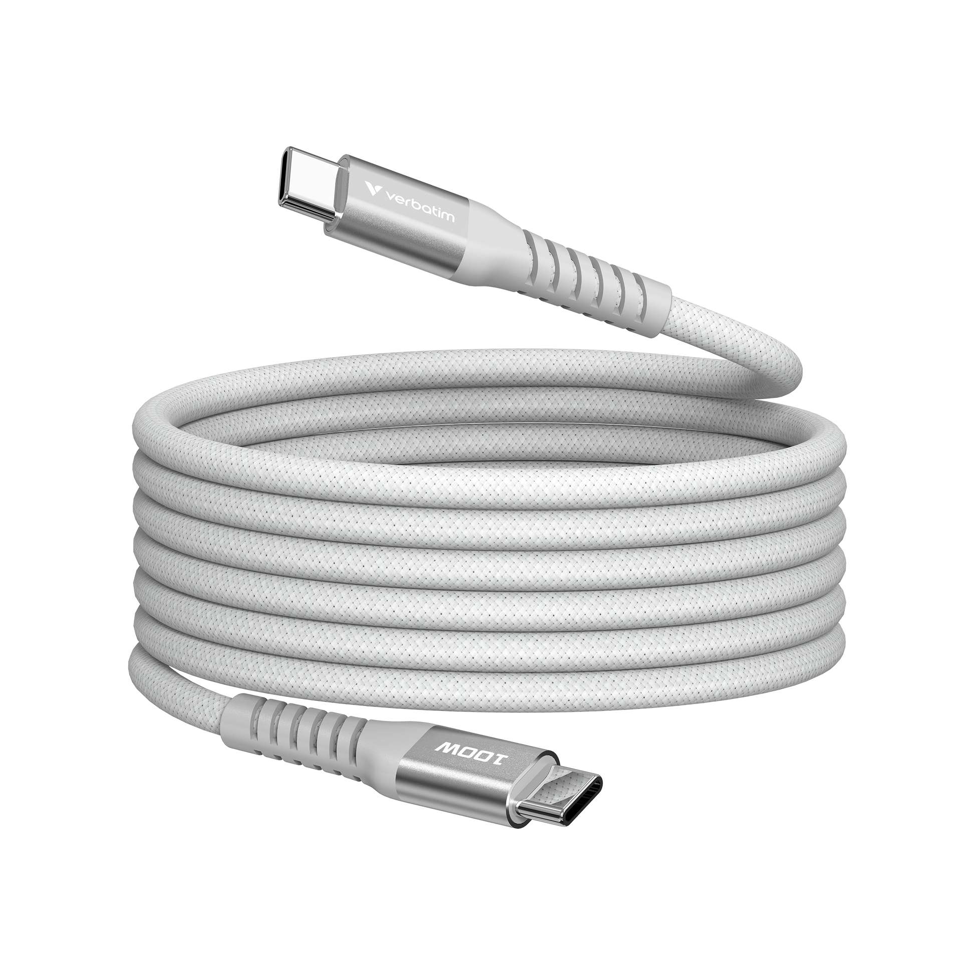 Verbatim Sync & Charge USB C To USB C 100W Magnetic 120 Cm - Grey