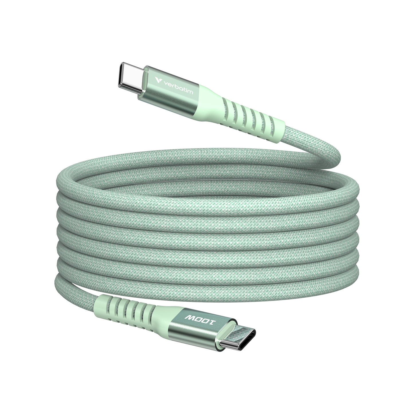 Verbatim Sync & Charge USB C To USB C 100W Magnetic 120 Cm - Green