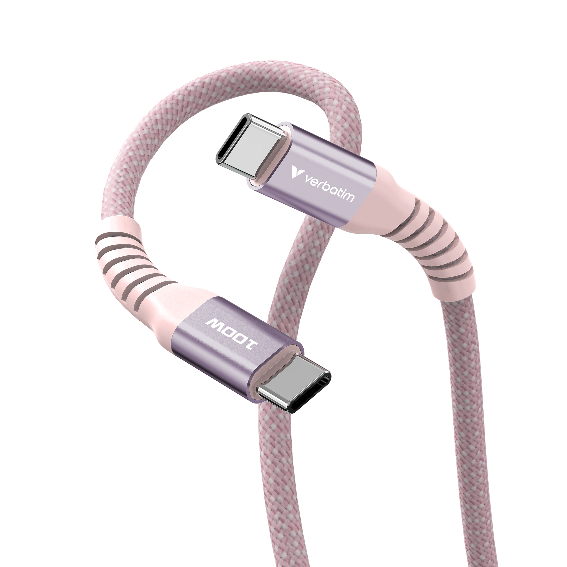Verbatim Sync & Charge USB C To USB C 100W Magnetic 120 Cm - Pink