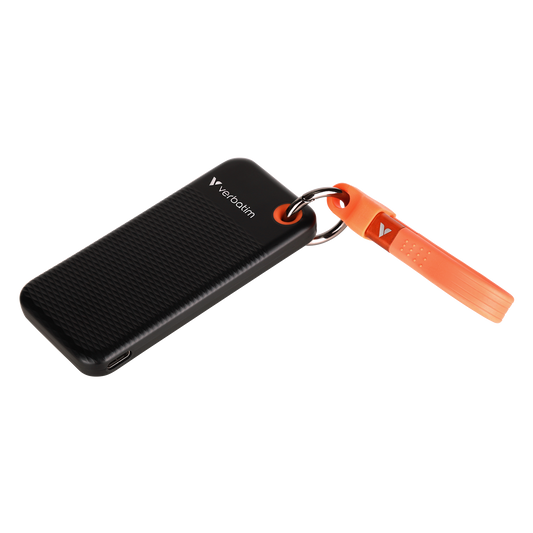 Verbatim Pocket SSD USB 3.2 Gen 2 1tb Black orange